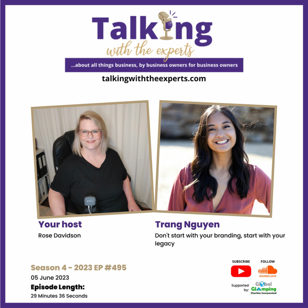 2023 EP495 Trang Nguyen - Don't start with your branding; start with your legacy artwork