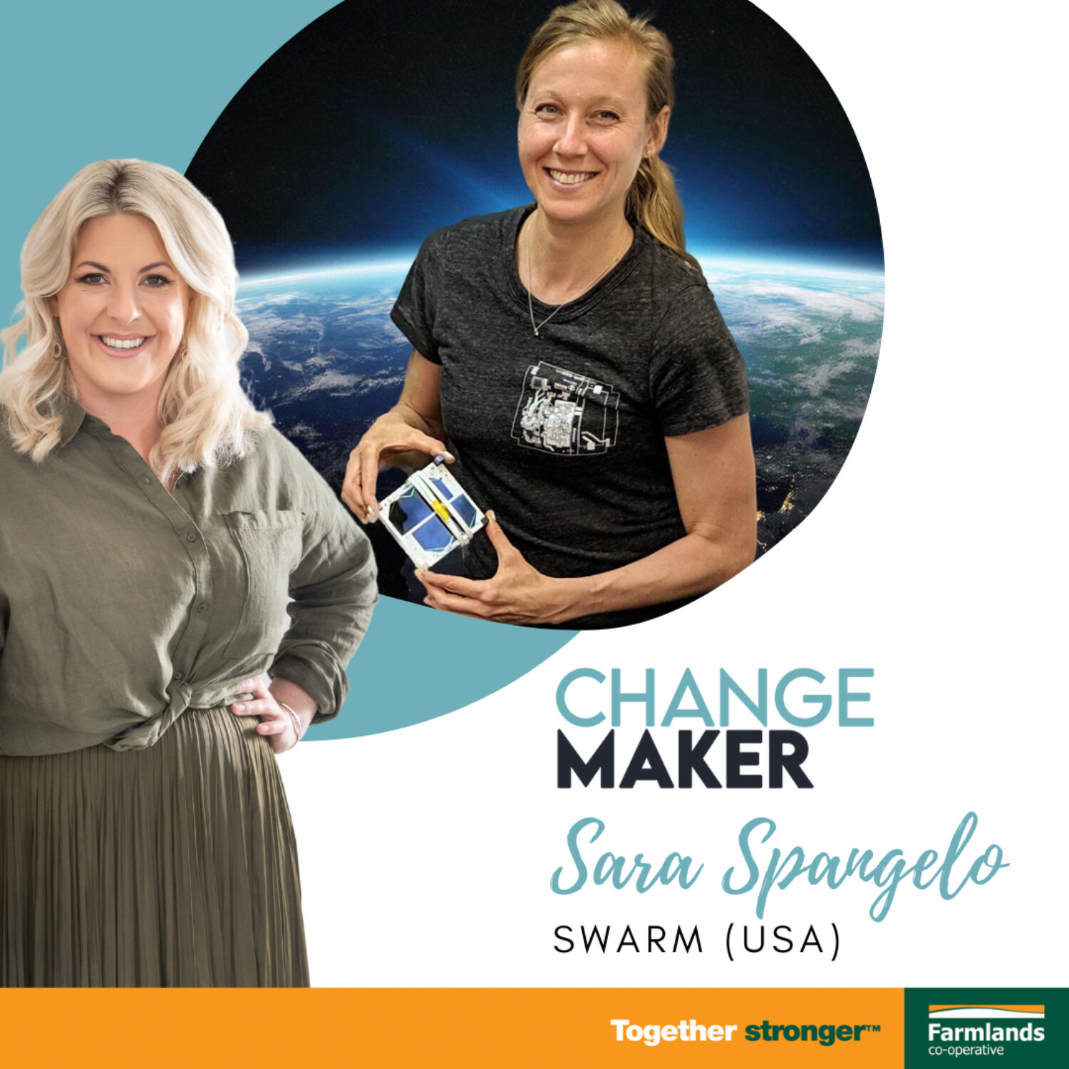 No cell coverage on-farm? Low-cost satellites swarm NZ I Sara Spangelo, Swarm