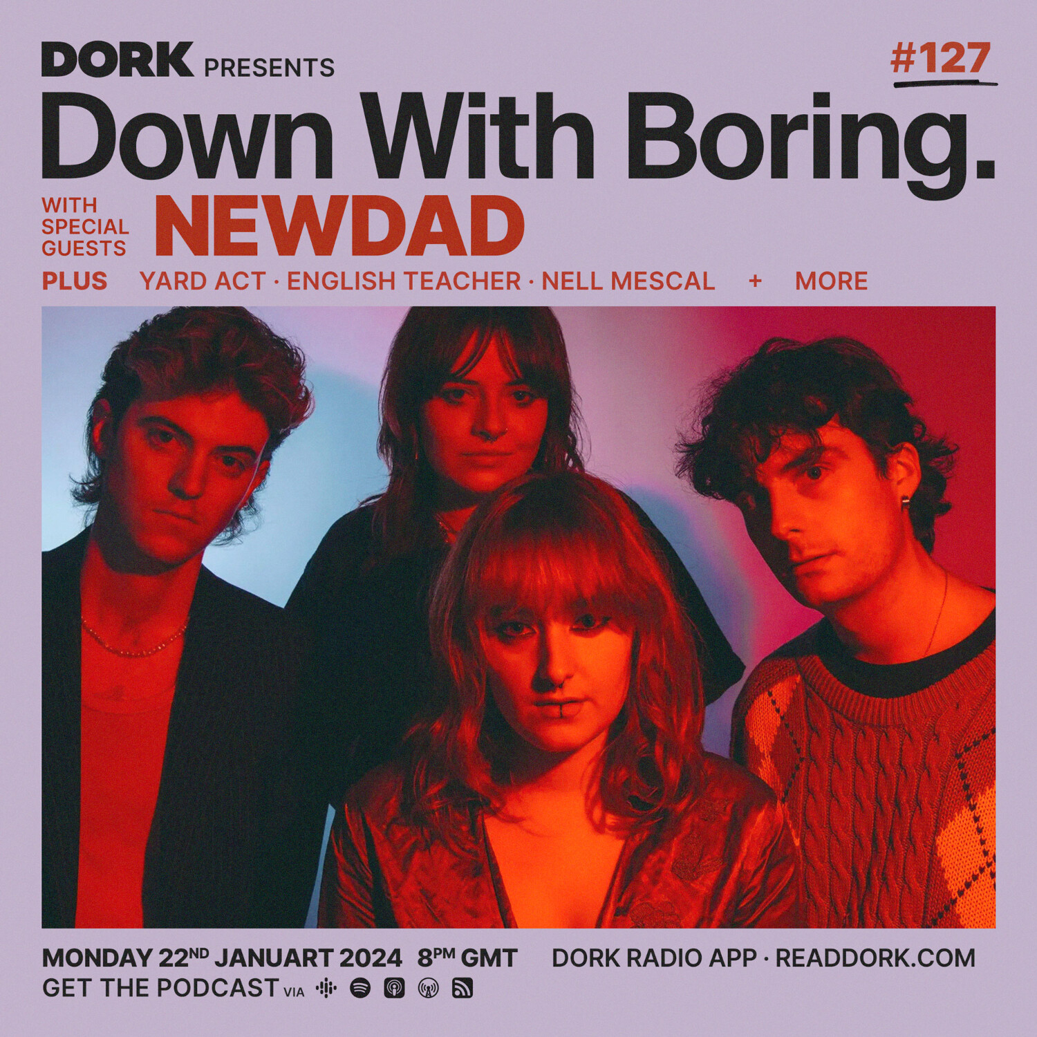 cover of episode Down With Boring #0127: NewDad