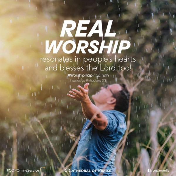Philippians 3:3- Real Worship Resonates in People’s Hearts and Blesses The Lord Too! artwork