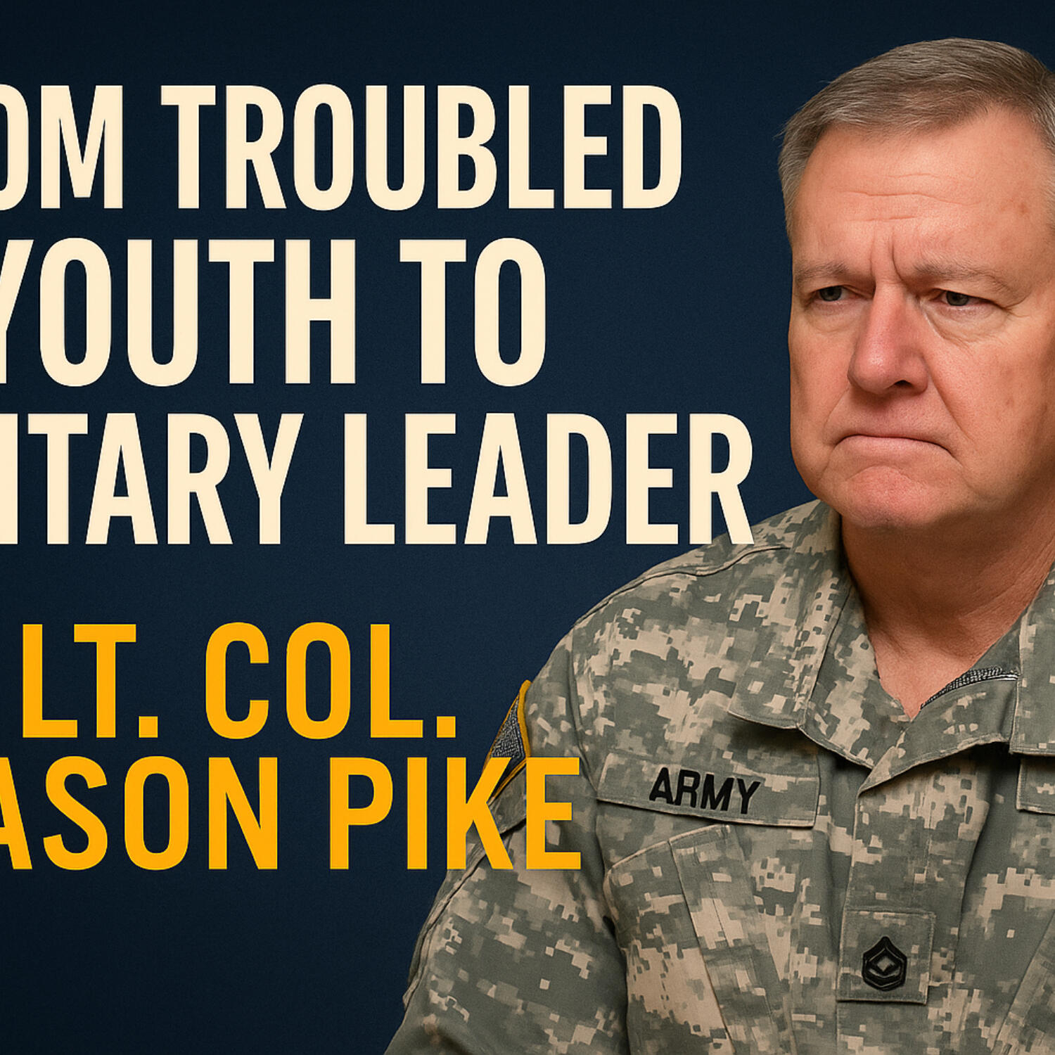 From Troubled Youth to Military Leader: The Jason Pike Story