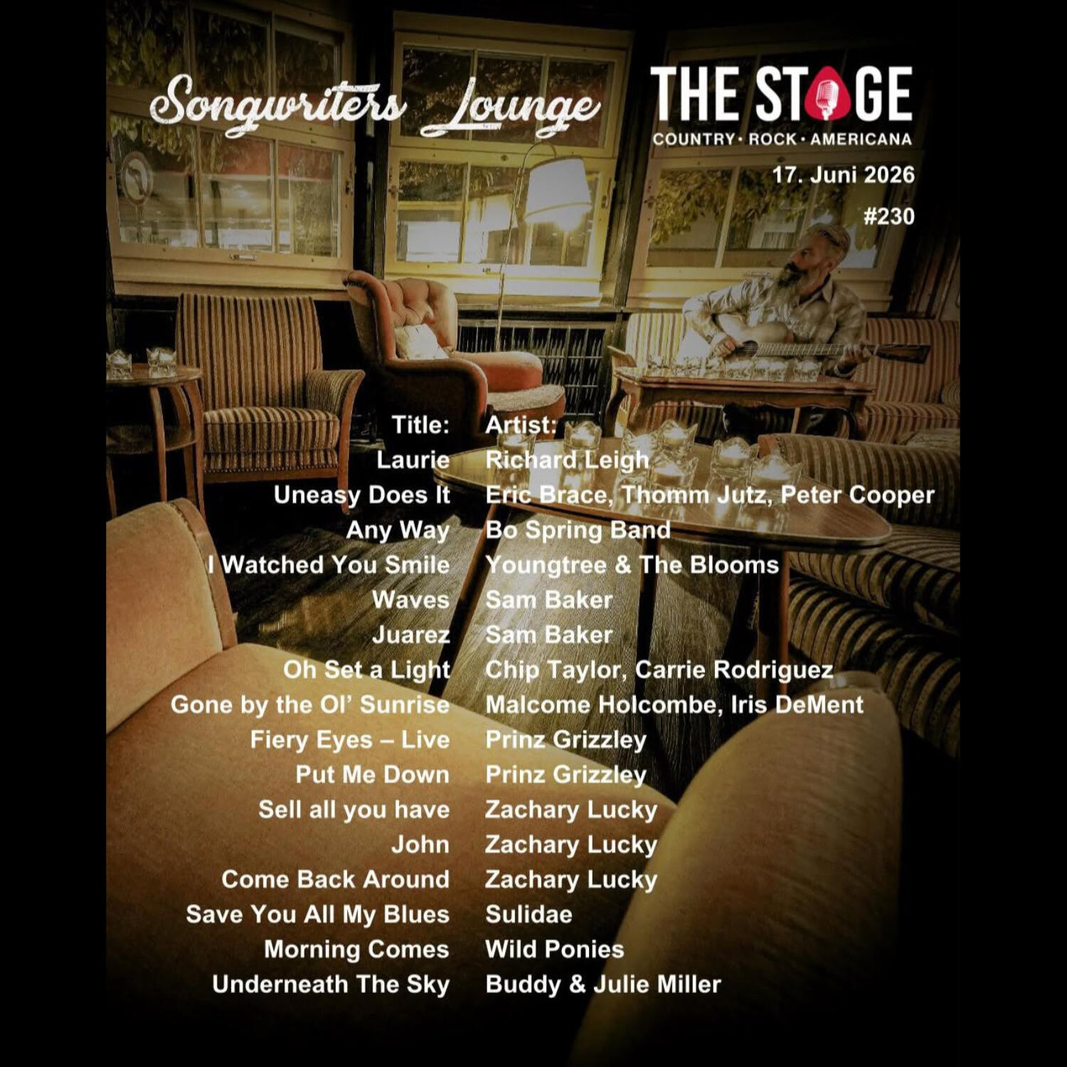 Songwriters Lounge vom 17. Juni 2026 episode artwork
