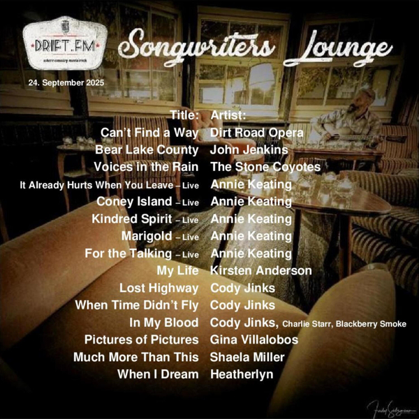 Songwriters Lounge vom 24. September 2025 artwork