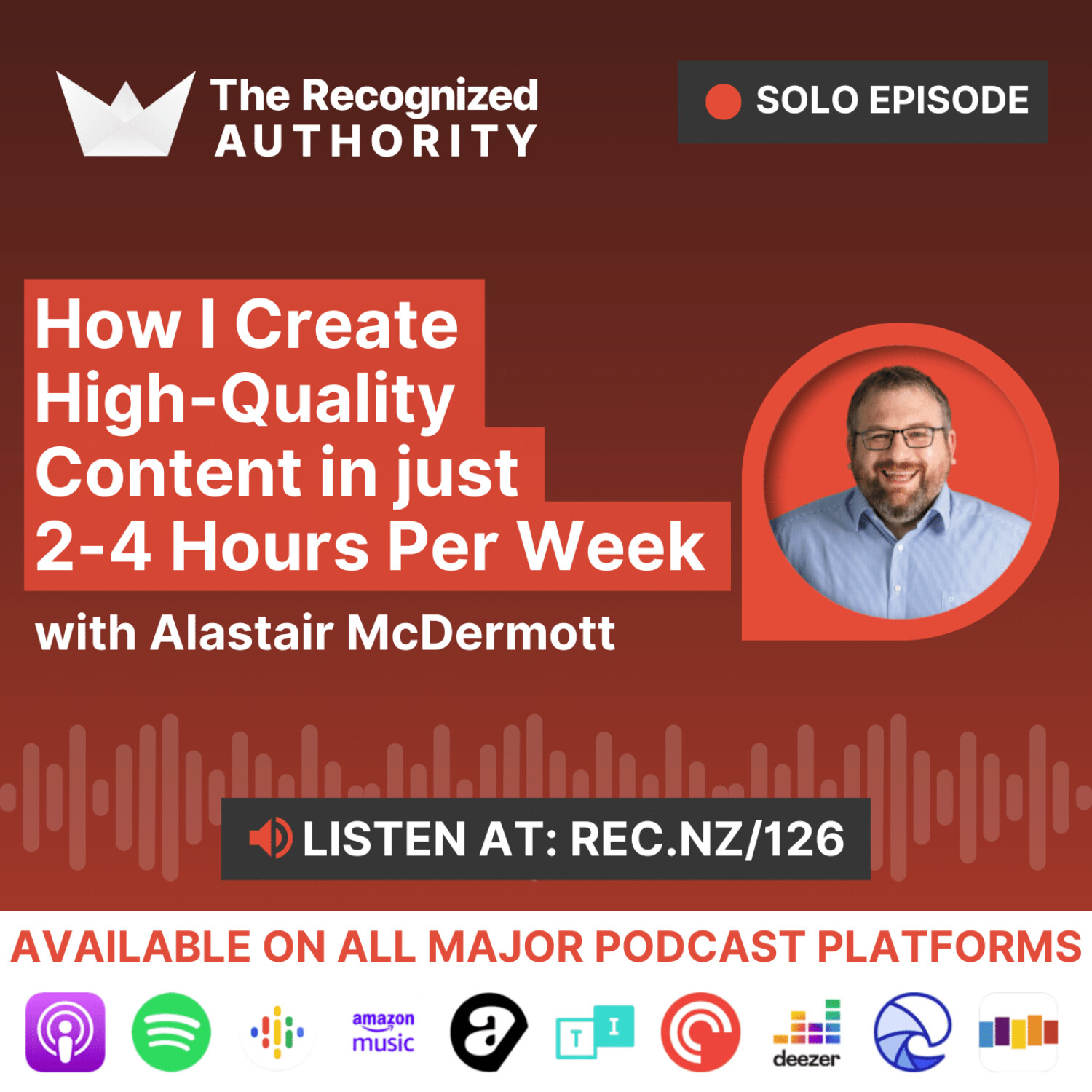 How I Produce Quality Content in Just 2-4 Hours a Week episode artwork