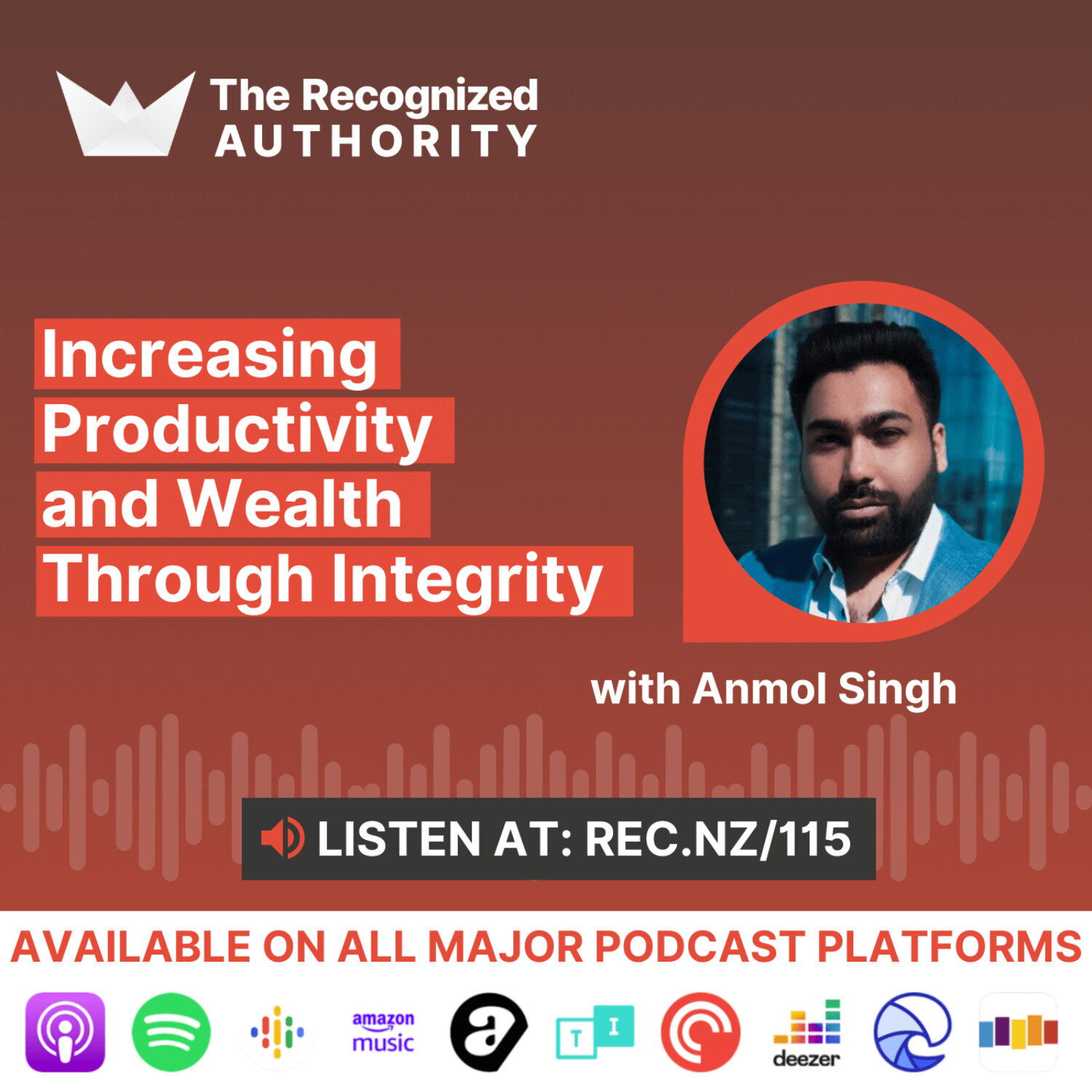 Increasing Productivity and Wealth Through Integrity with Anmol Singh episode artwork