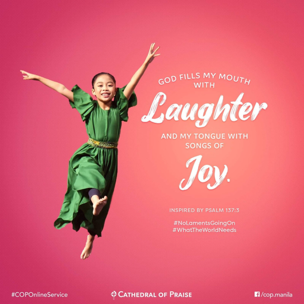 Psalm 137:3- God Fills My Mouth with Laughter and My Tongue with Songs of Joy! artwork