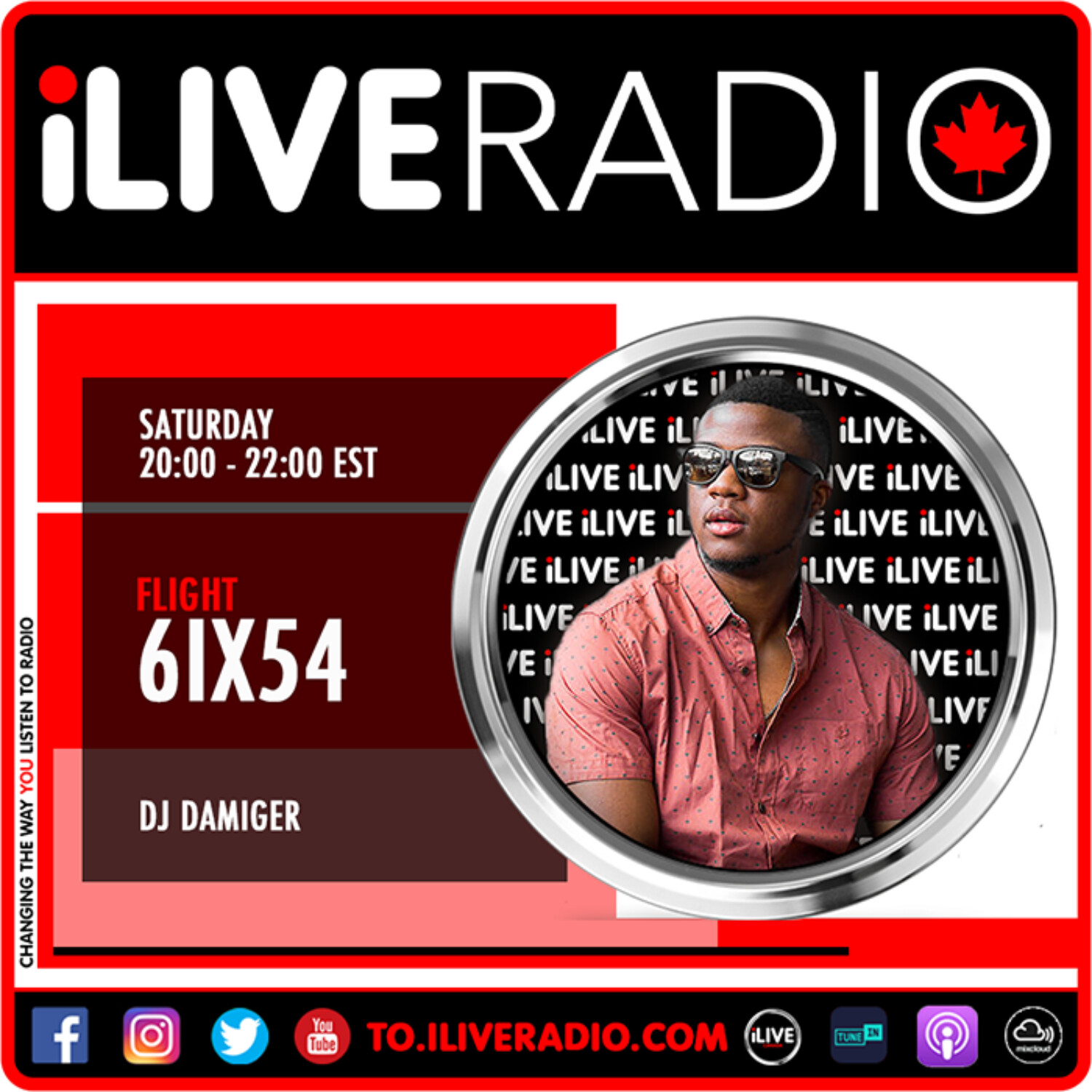 Flight 6ix54 w/ DJ Damiger | 17.07.2021 episode artwork