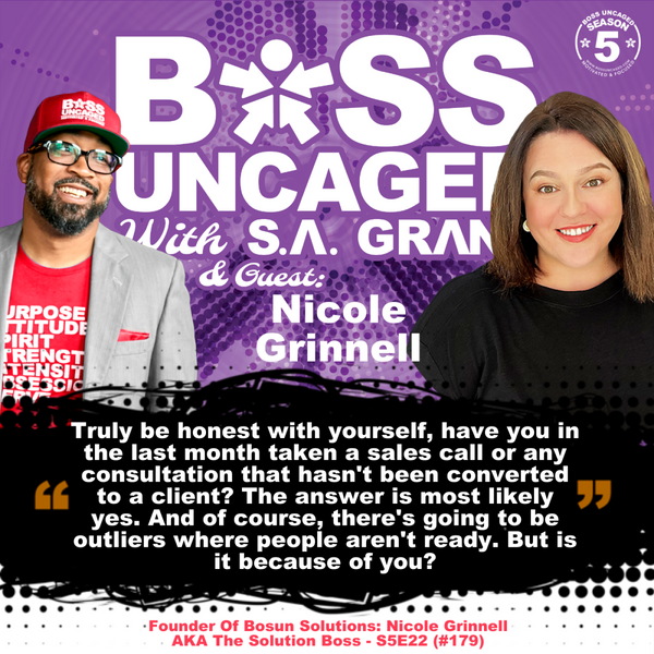 Founder Of Bosun Solutions: Nicole Grinnell AKA The Solution Boss - S5E22 (#179) artwork