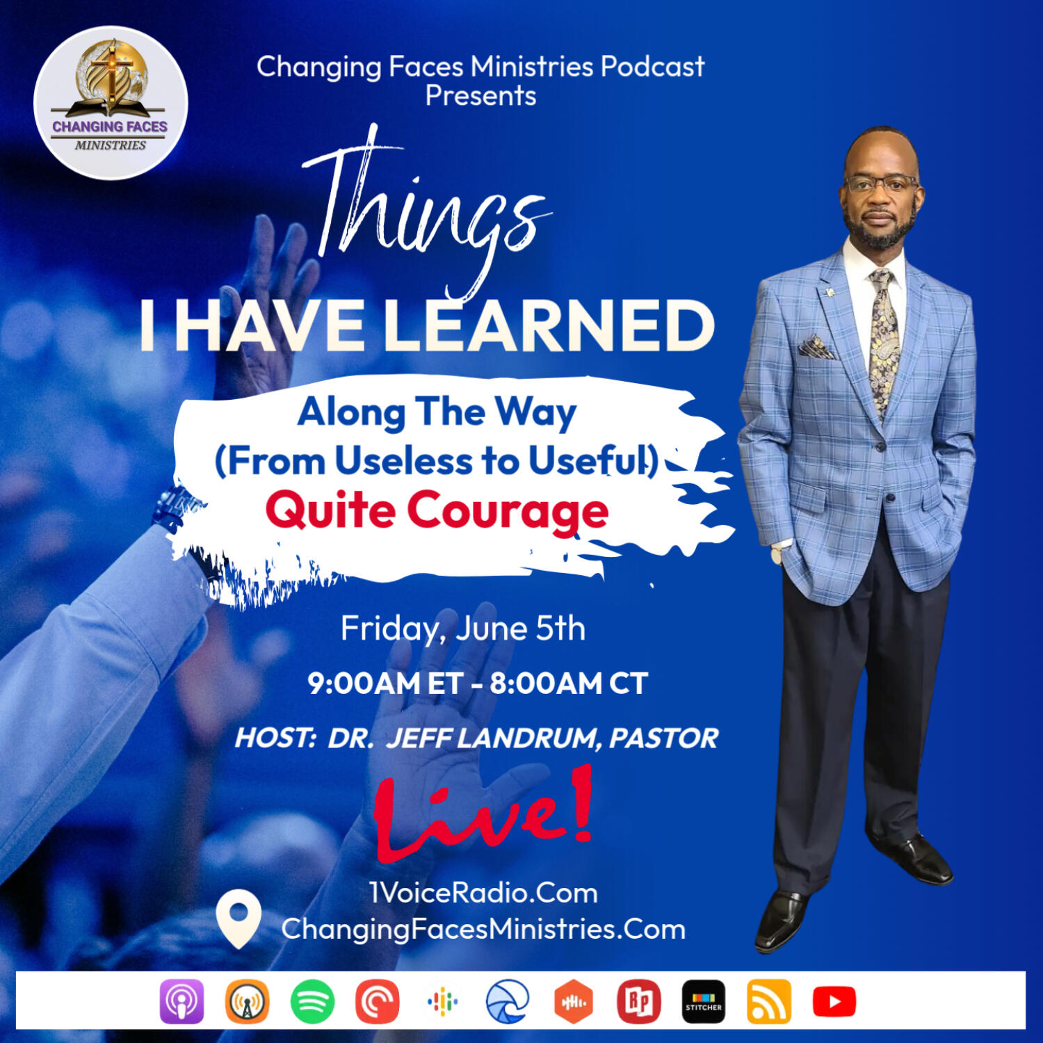 Things I have learned along the way! Quiet Courage episode artwork
