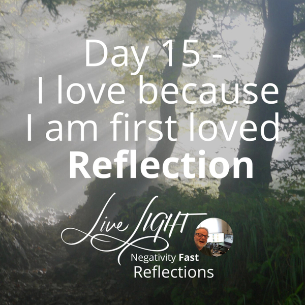 Negativity Fast Reflection - Day 15 - I Love Because I Am First Loved artwork