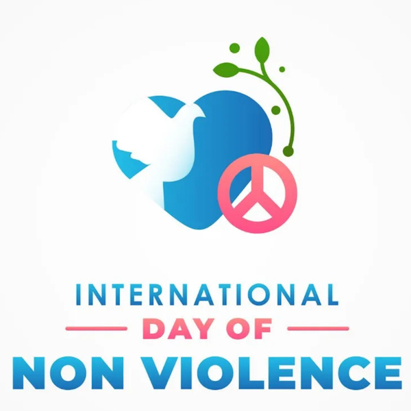 Ministry of Equity to commemorate International Day of Non-Violence artwork