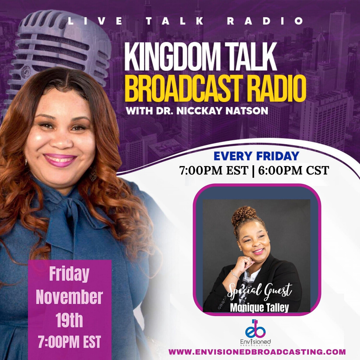 Kingdom Talk Broadcast Radio with Dr. Nicckay Natson