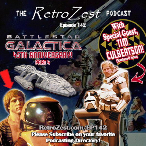 "Galactica, part 4" with guest Cylon stuntman Tim Culbertson artwork