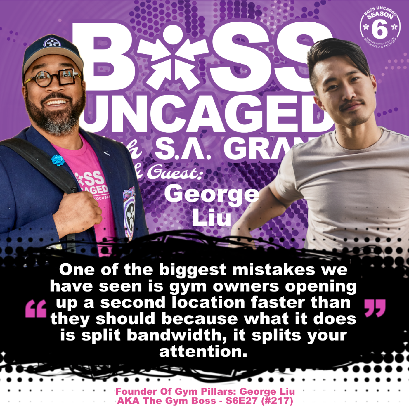 Founder Of Gym Pillars: George Liu AKA The Gym Boss - S6E27 (#217 ...