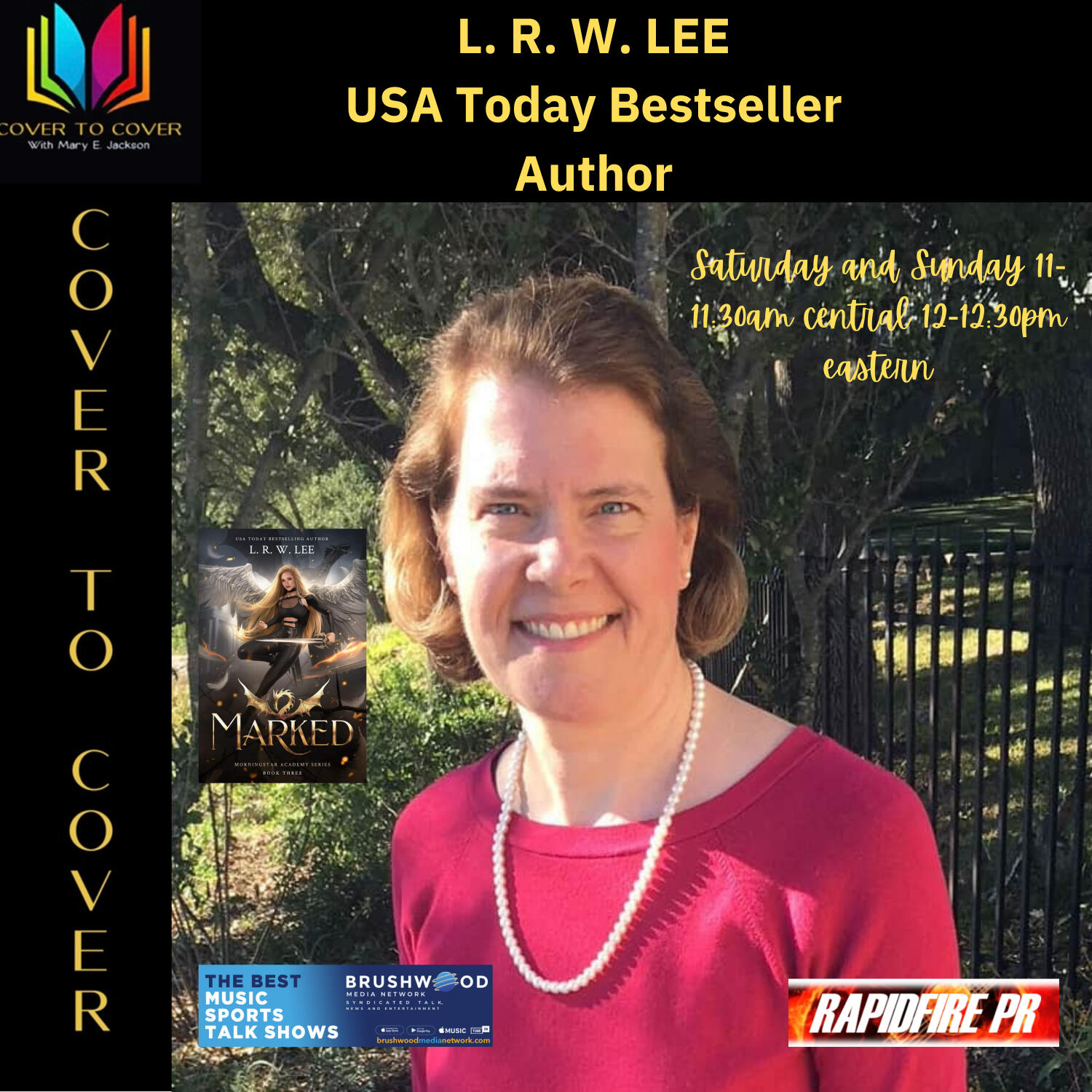 L R E Lee- Writing Best Selling Young Adult Novels and Taking Us On Journeys