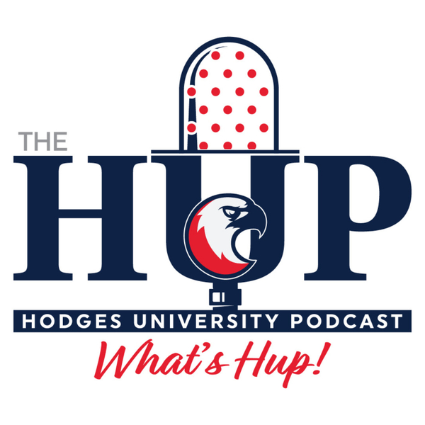 The HUP (Hodges University Podcast) "What's HUP" artwork