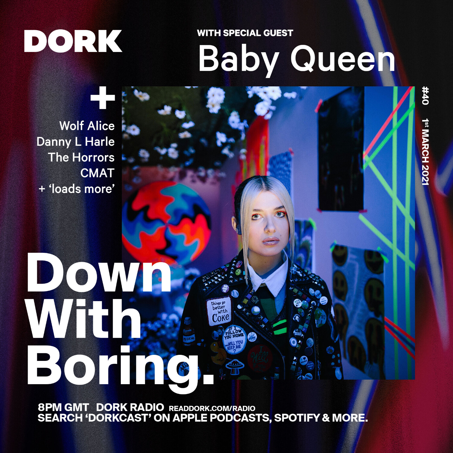 cover of episode Down With Boring #0040: Baby Queen