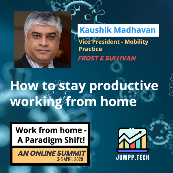 How to stay productive working from home artwork