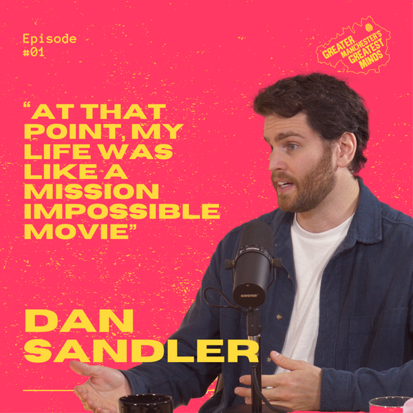 1. Dan Sandler - “My life was like a mission impossible movie.” artwork
