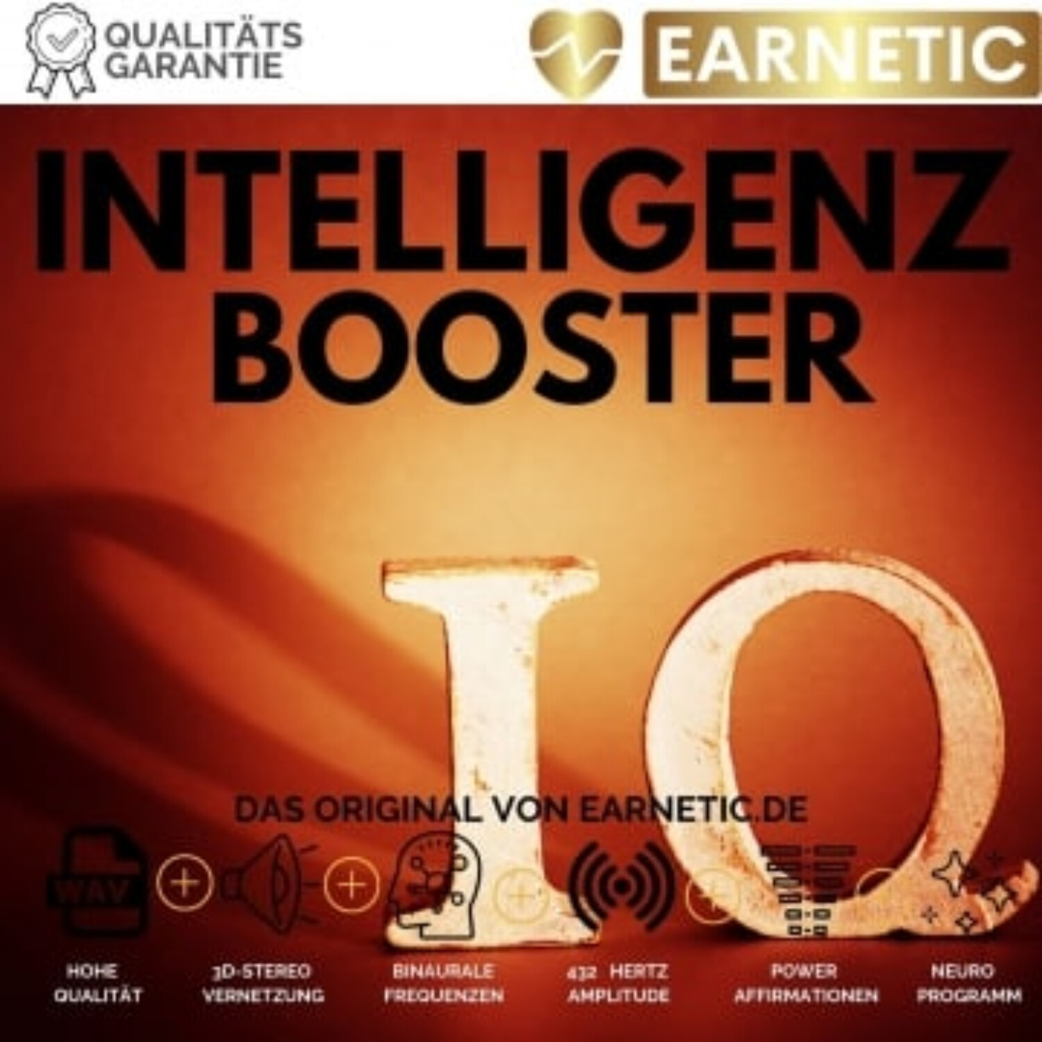 EARNETIC - Intelligenz-Booster – Verbessere Dein Gedächtnis und entfessle Dein inneres Genie - Rain Ambient