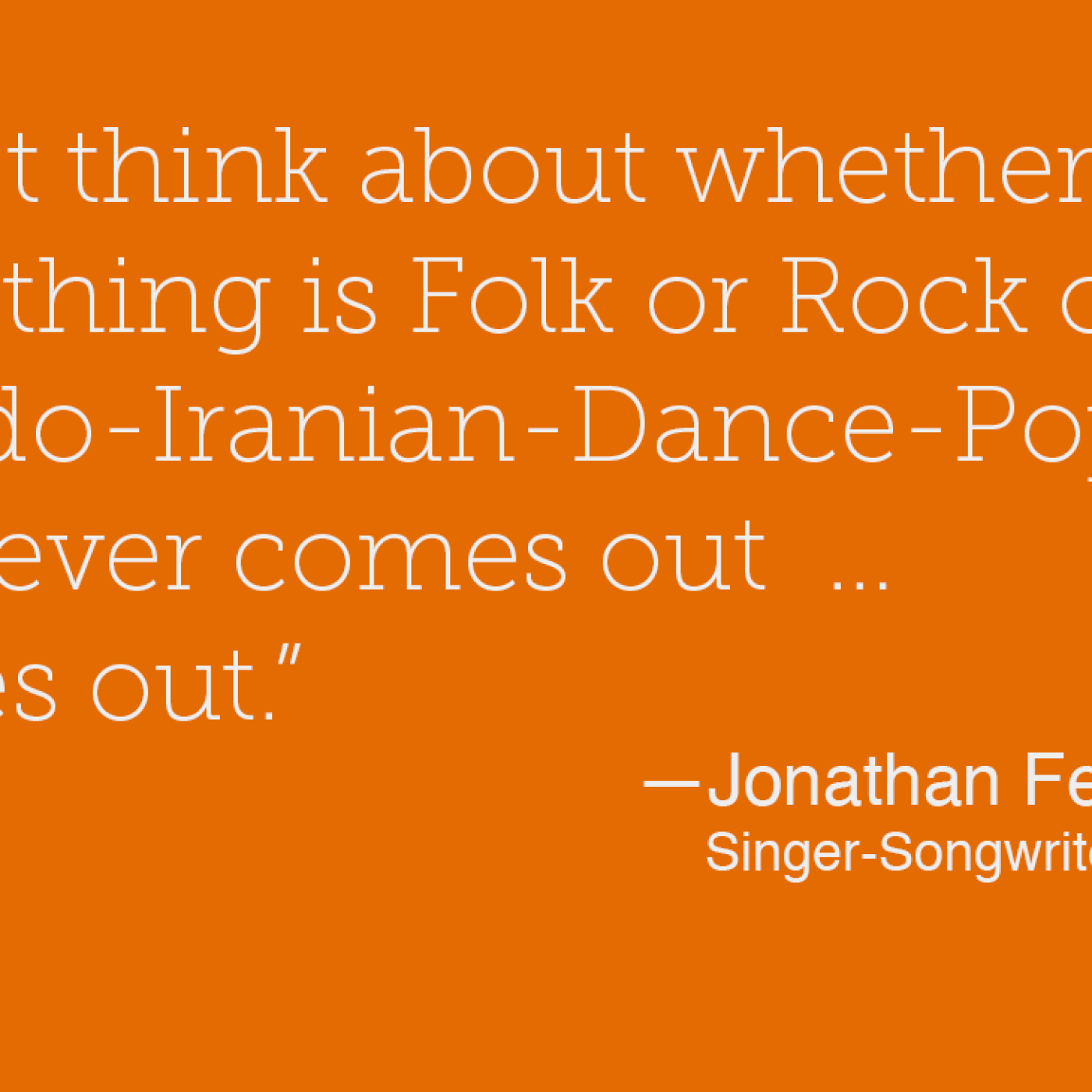 4 – Jonathan Ferguson – Singer-Songwriter - podcast episode cover