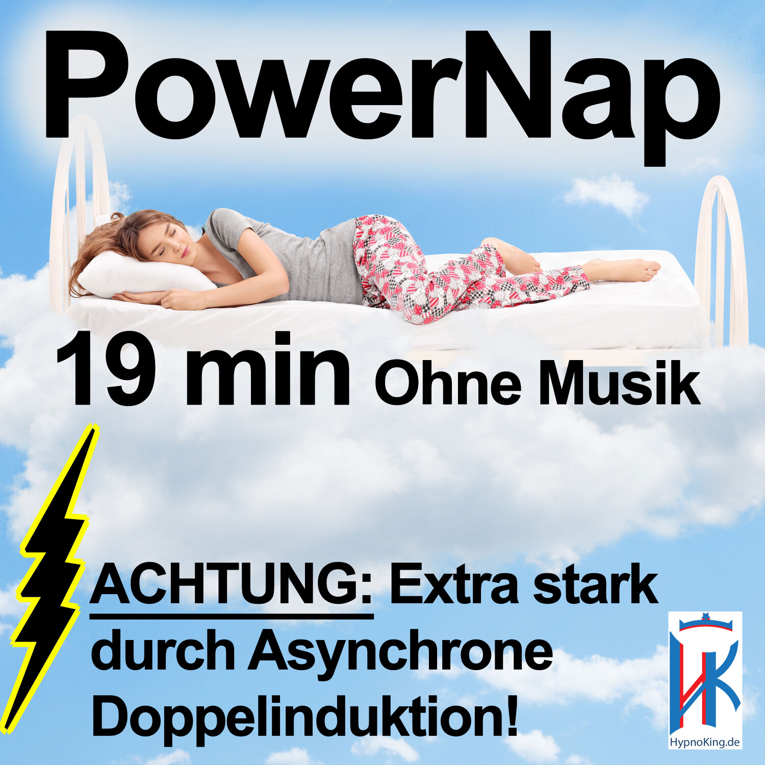 Power Nap 19 min ⚠️Extra stark! ﻿Asynchrone Doppelinduktion💥 Schlafquickie Mittagsschlaf Meditation episode artwork