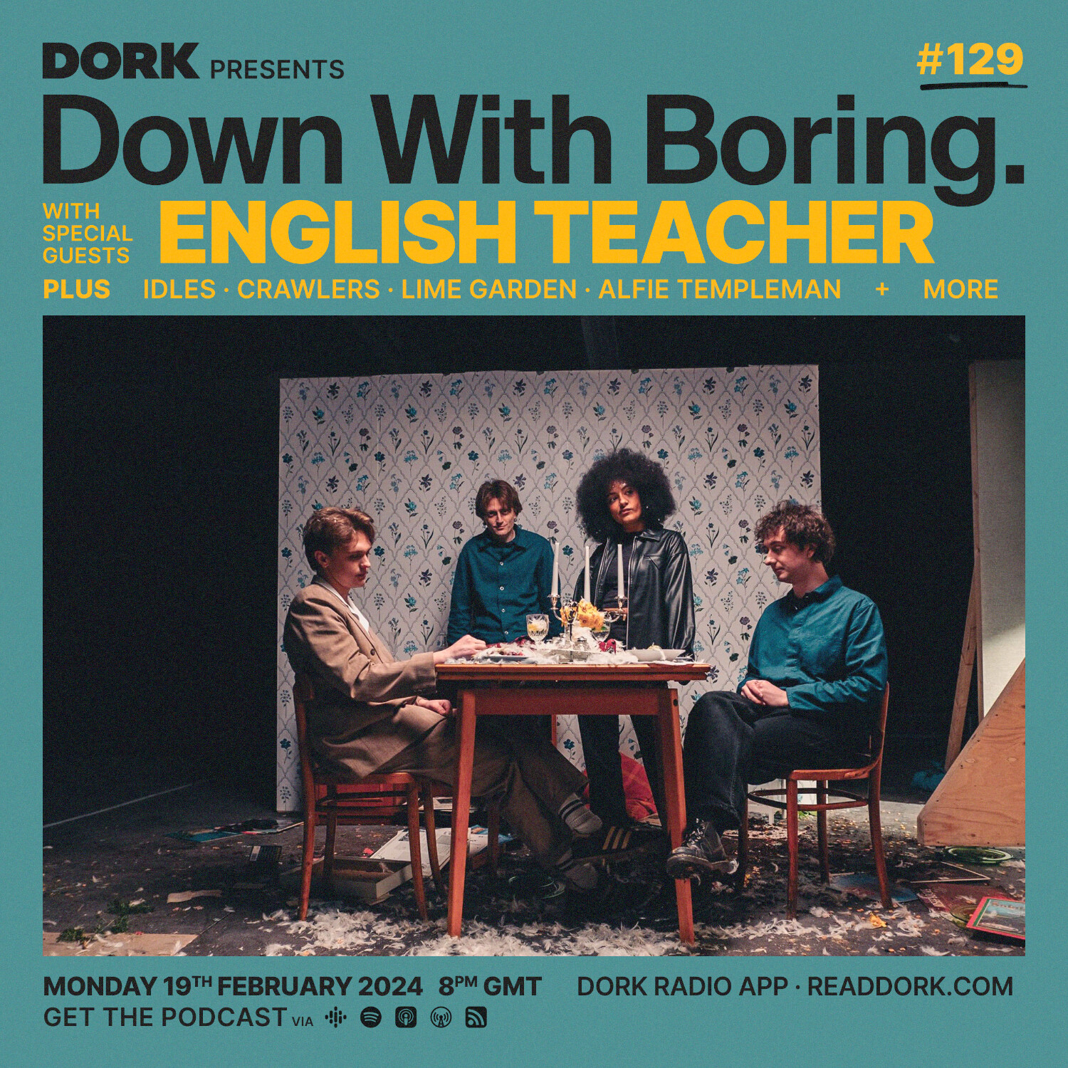 cover of episode Down With Boring #0129: English Teacher