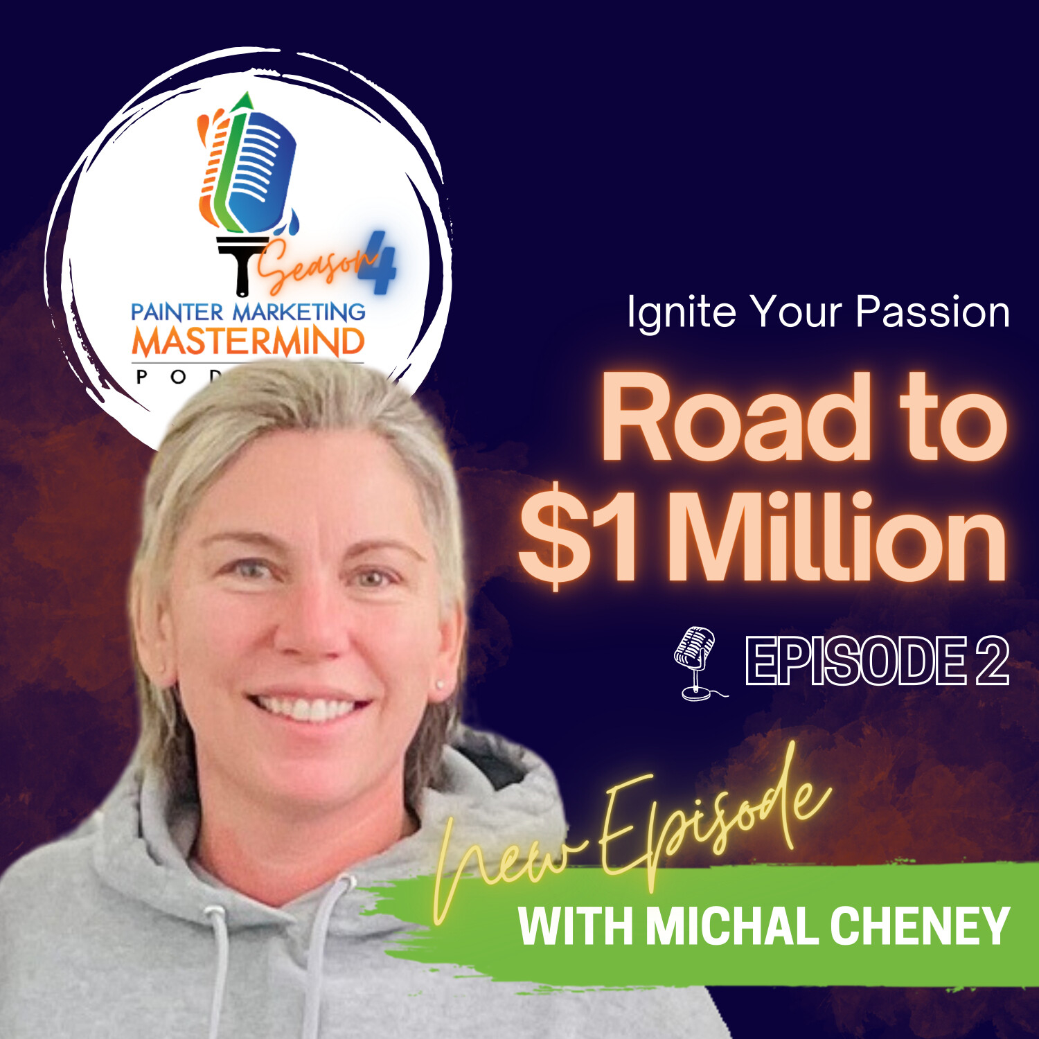 Interview with Michal Cheney of No Drip Painting - "Ignite Your Passion" Episode 2