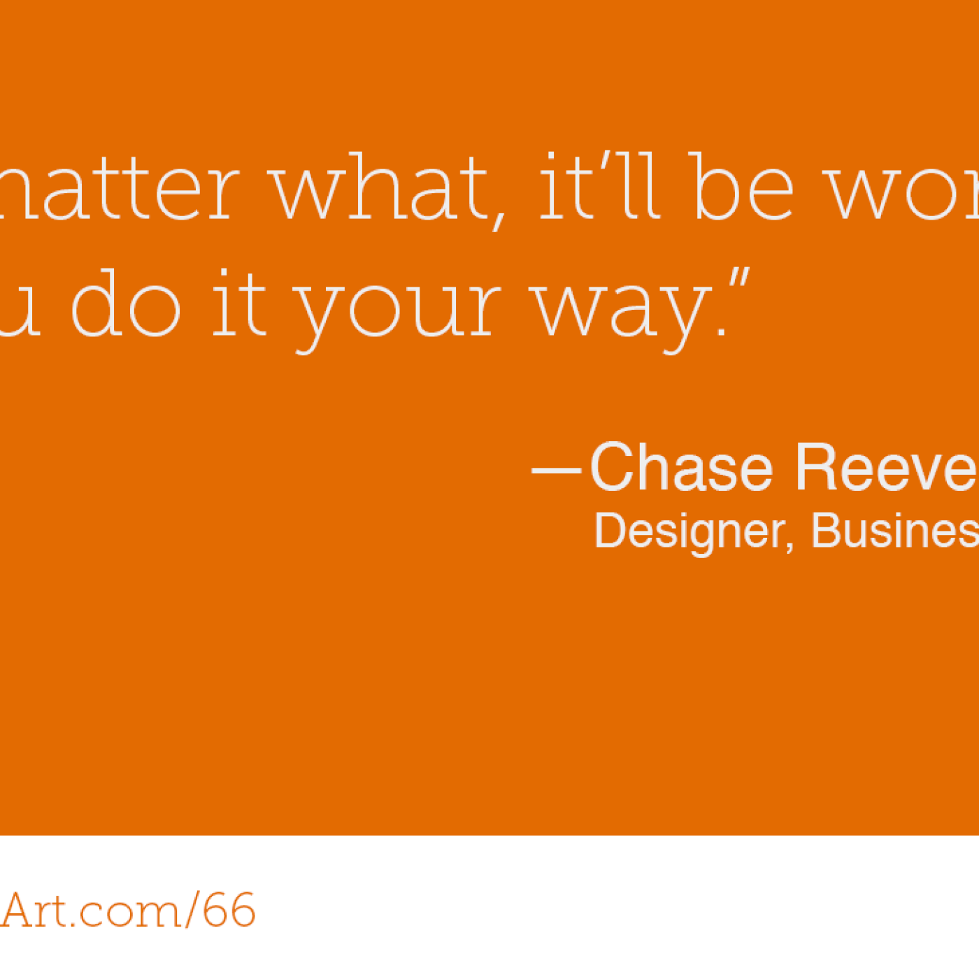 66 - Unashamedly being yourself with Chase Reeves - podcast episode cover