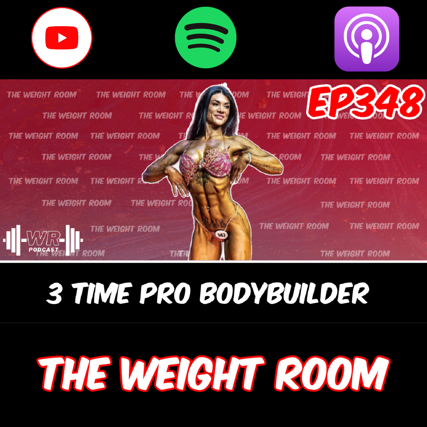 cover of episode EP348: 3 Time Pro Bodybuilder, Shauny Hamon