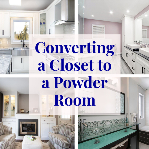 Converting a Closet to a Powder Room artwork