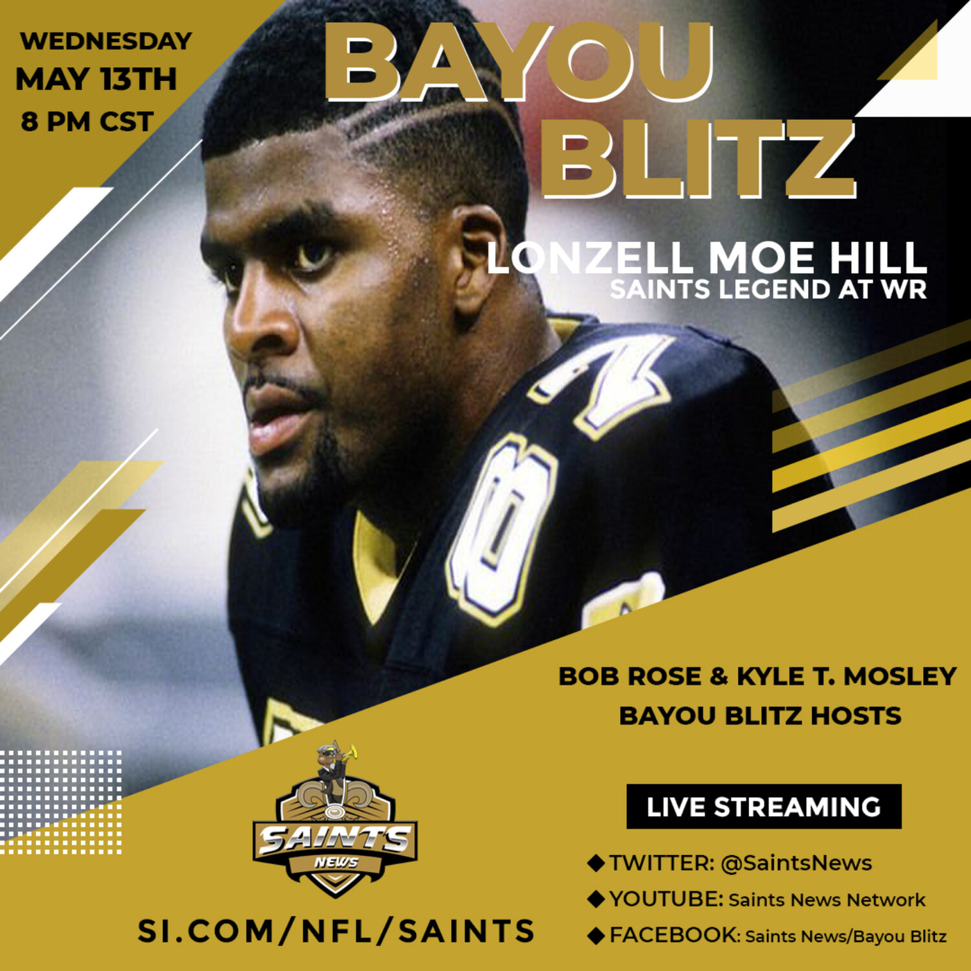Bayou Blitz: Saints Legendary WR LonZell "Moe" Hill Interview