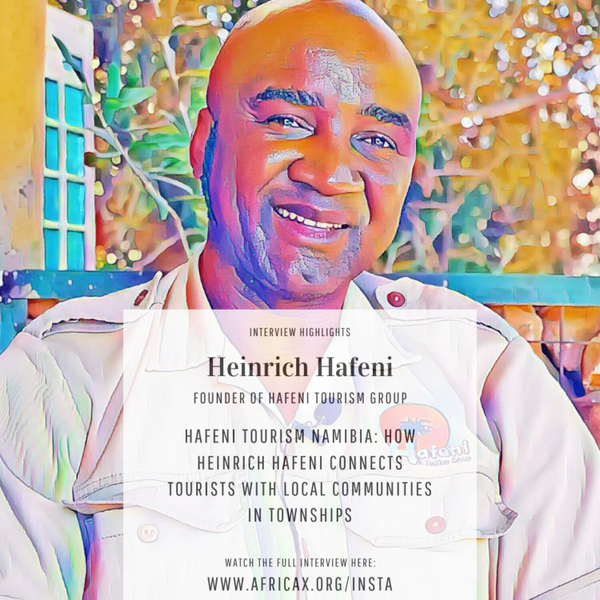 How Heinrich Hafeni connects Tourists with Local Communities in Townships artwork