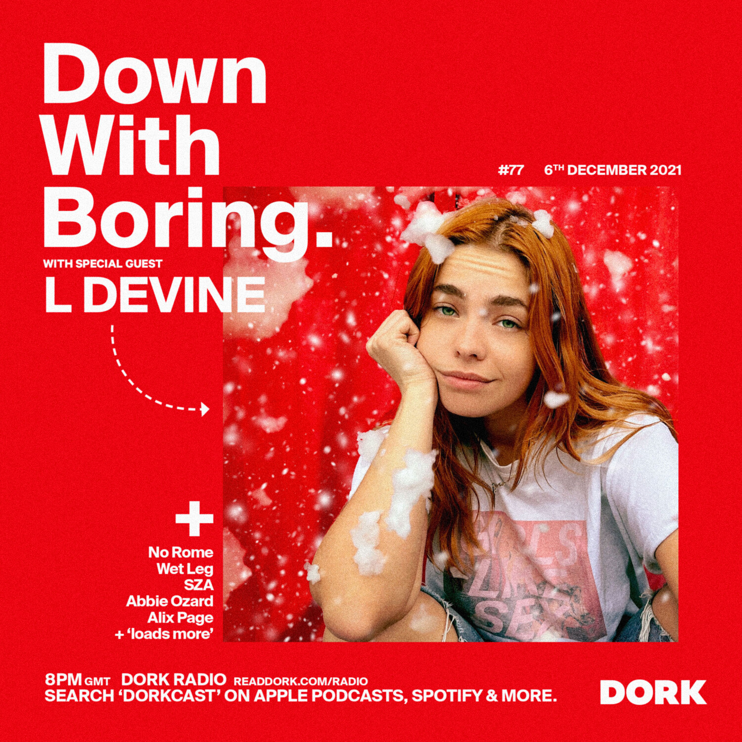 cover of episode Down With Boring #077: L Devine