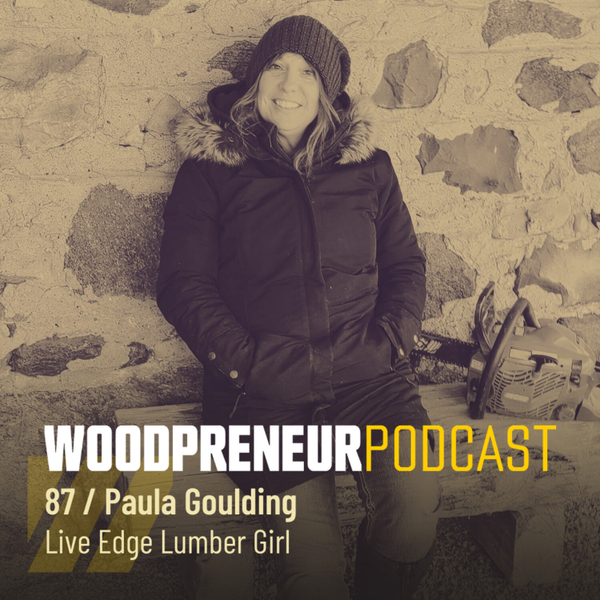 Paula Goulding: Live Edge Lumber Girl artwork