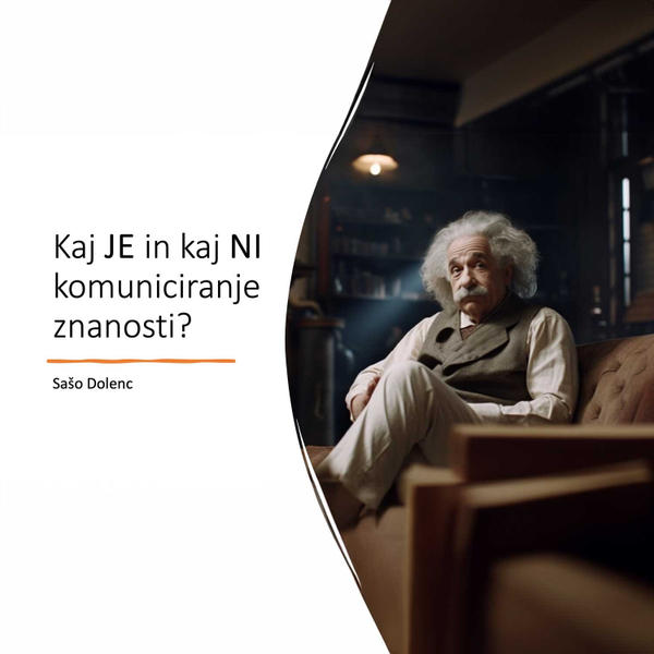 Kaj JE in kaj NI komuniciranje znanosti? artwork