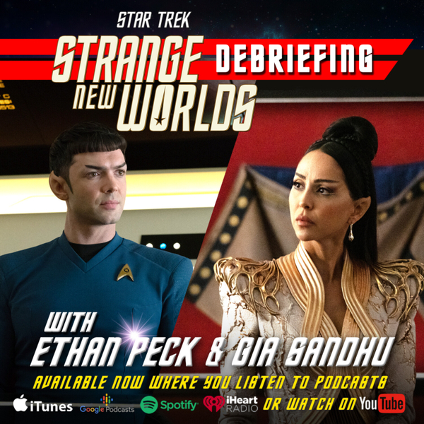 Ethan Peck & Gia Sandhu talk "Charades" - "Star Trek: Strange New Worlds" Review artwork