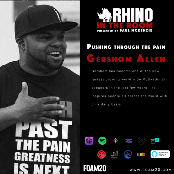 Pushing Through the pain - Gershom Allen artwork