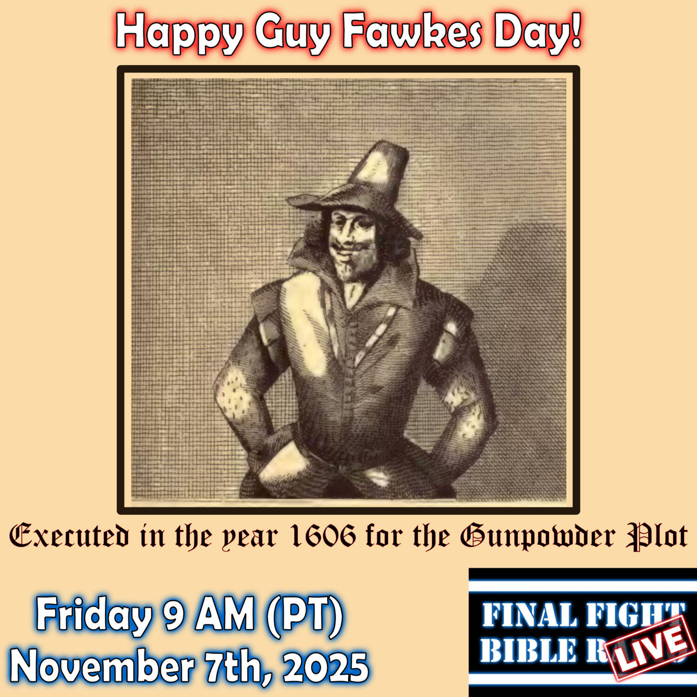 Happy Guy Fawkes Day! - FFBR Live (Premium Podcast) - Podcast.co