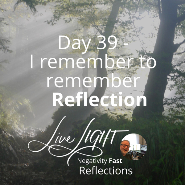 Day 39 - I remember to remember Reflection artwork