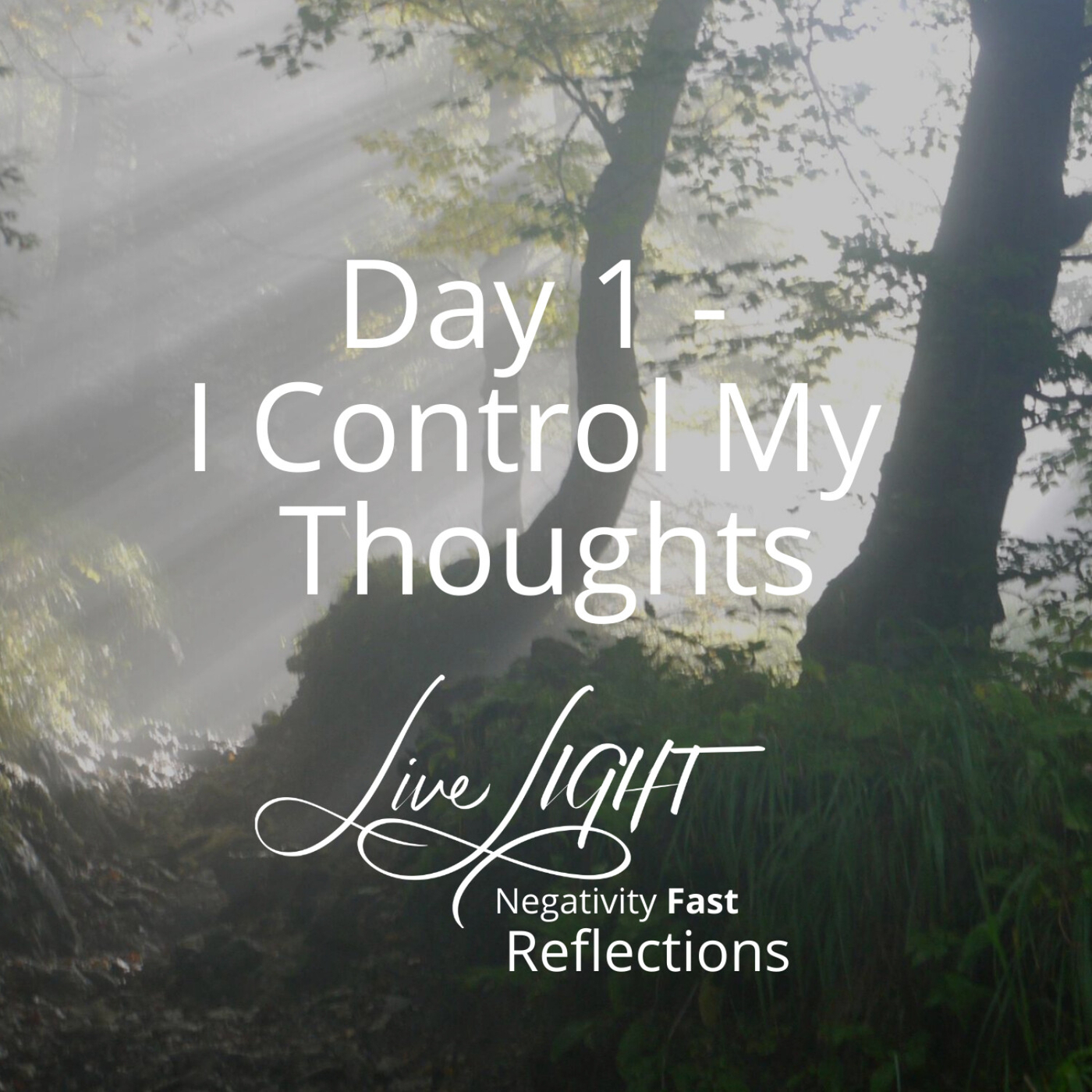 Day 1 - I Control My Thoughts