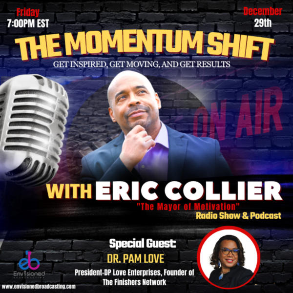 Dr. Pam Love Discussing Steps to Becoming a Finisher and Reaching Your Goals artwork