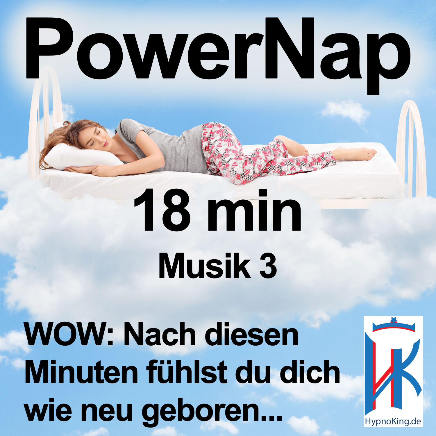 Powerschlaf 18 min Powernapping deutsch Kurzschlaf Hypnose Meditation Power-Hypnose Power-Meditation