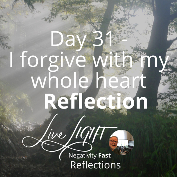 Negativity Fast Reflection - Day 31 - I Forgive With My Whole Heart artwork