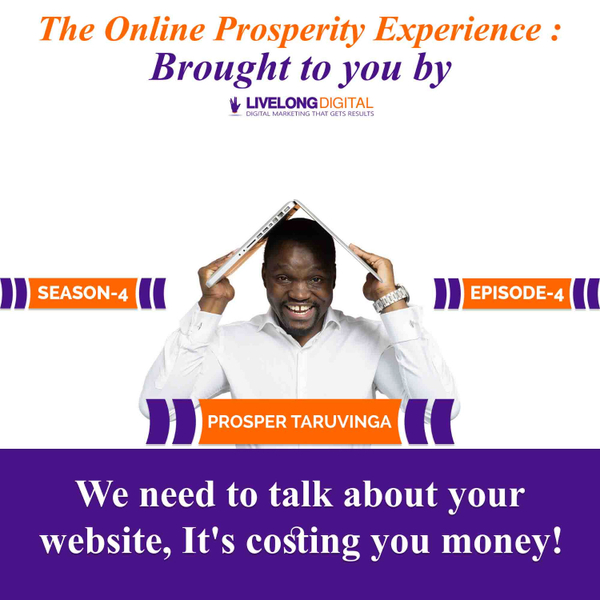 We need to talk about your website, It's costing you money! artwork
