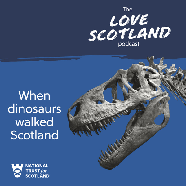 When dinosaurs walked Scotland artwork