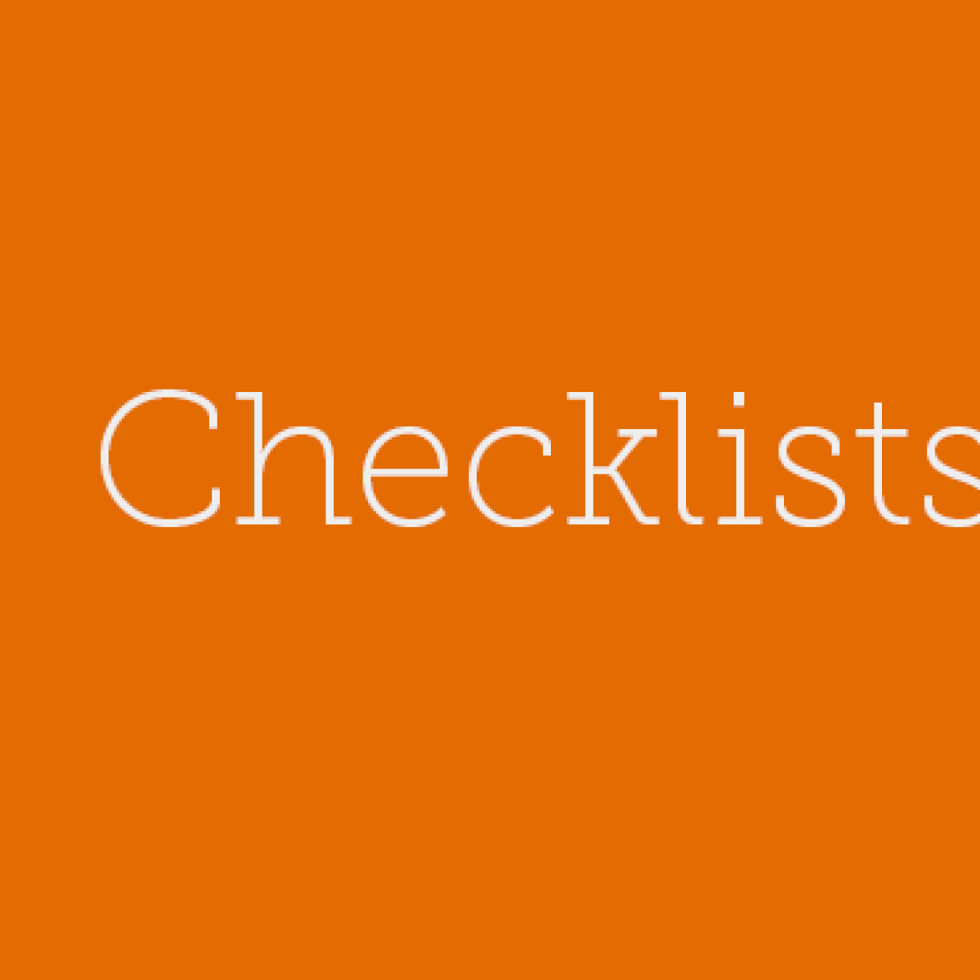 9 – How using checklists can get you to your art quicker. - podcast episode cover