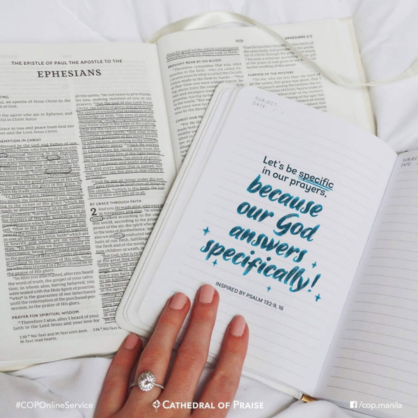 Psalm 132:9, 16- Let's be Specific in Our Prayers artwork