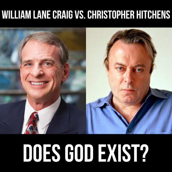 Debate: Does God Exist? William Lane Craig vs. Christopher Hitchens (2009) artwork