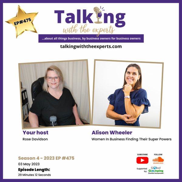 2023 EP475 Alison Wheeler - Women In Business Finding Their Super Powers artwork